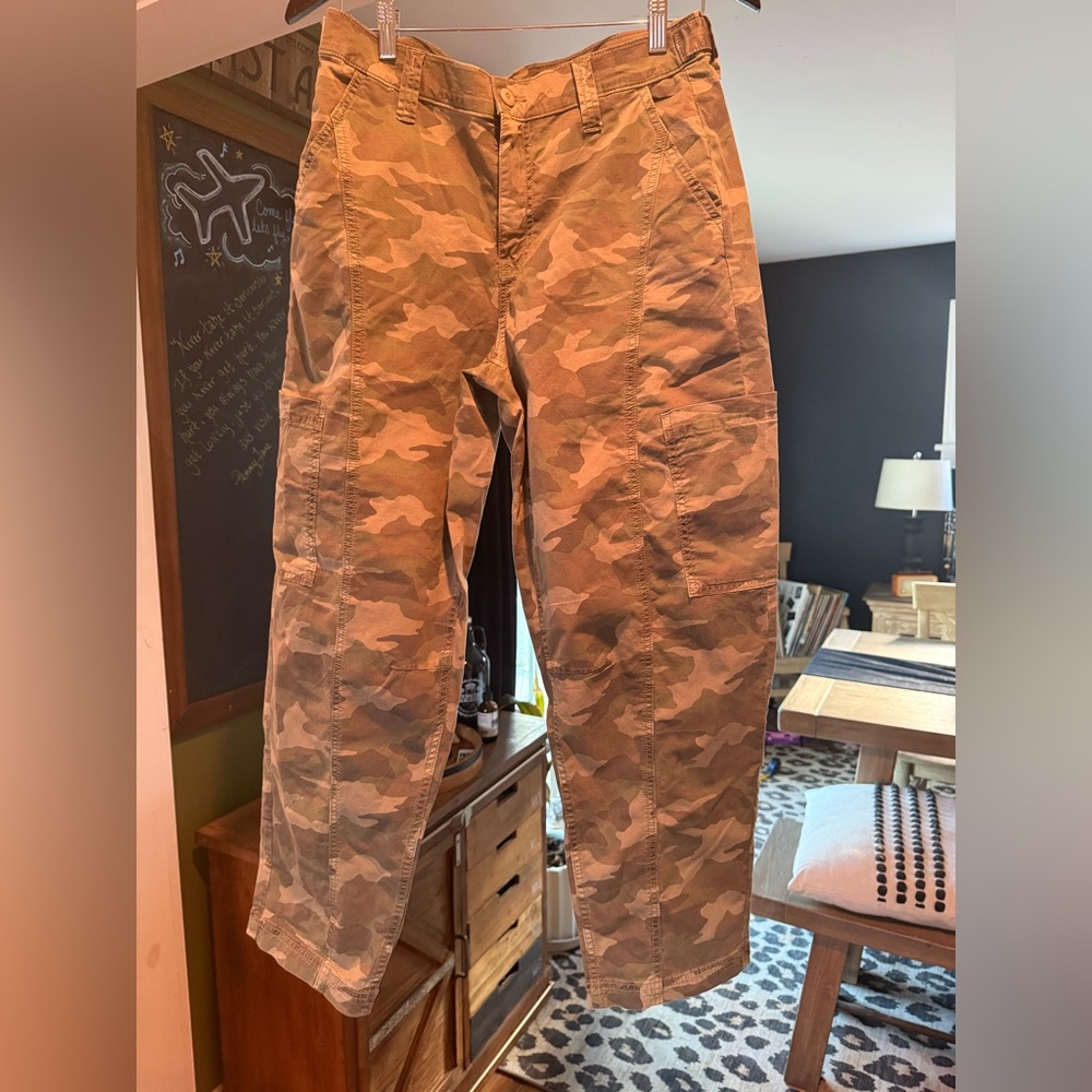 America Eagle Barrel leg Camouflage Cargo Pants